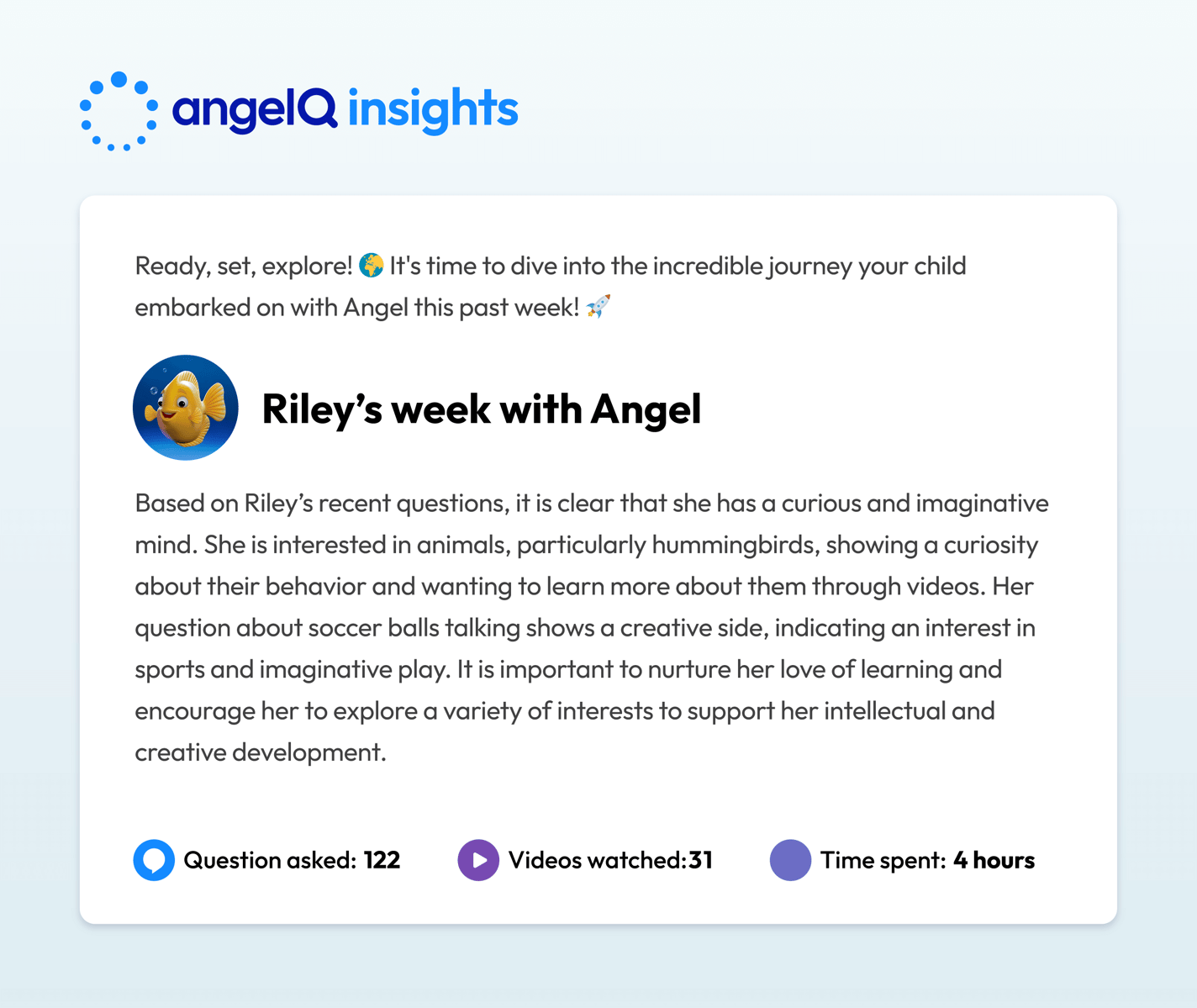 Shared Interests in the AngelQ app